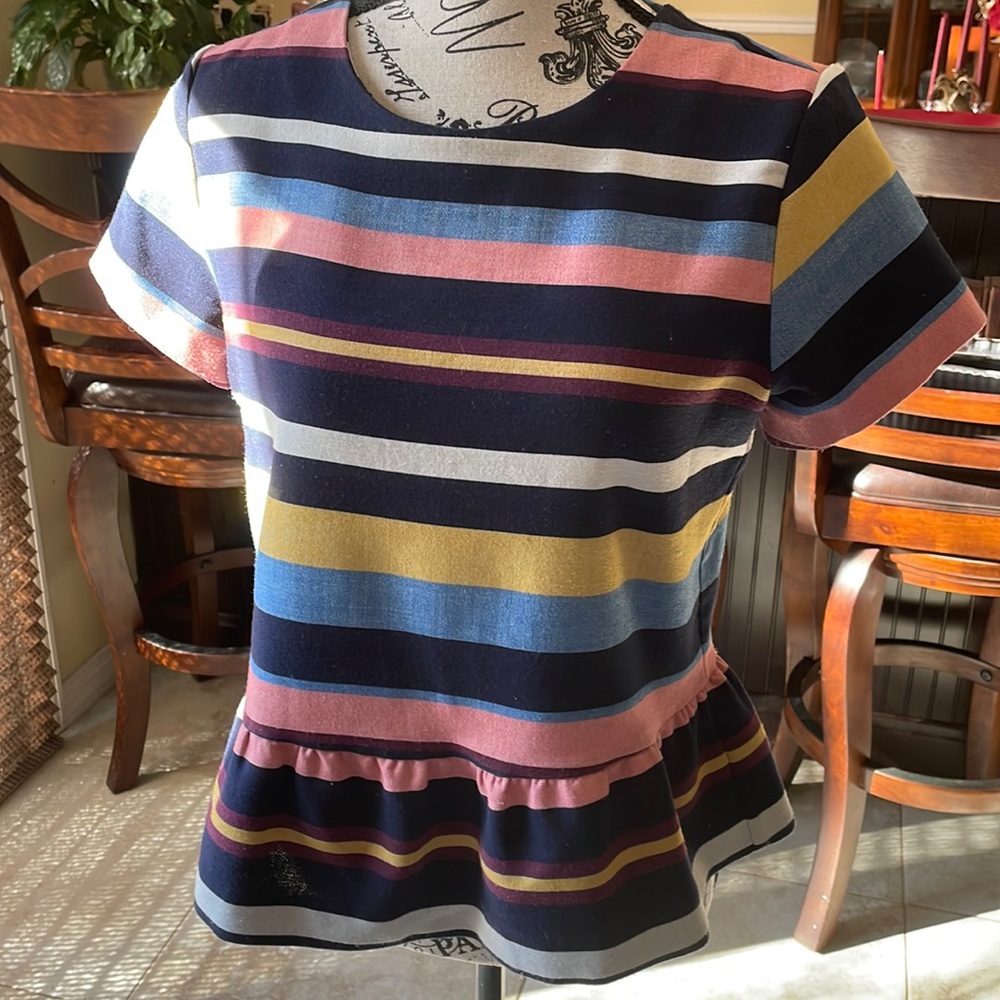Halogen peplum top size SP worn once excellent condition